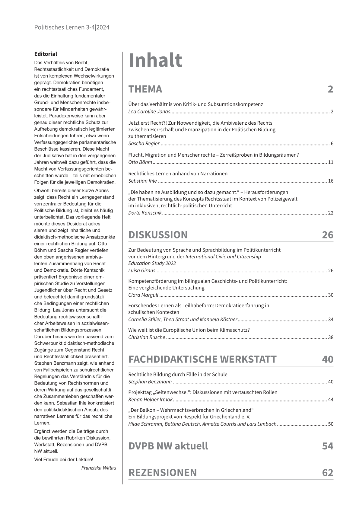 PL_2024_3-4_Recht_in_der_Politischen_Bildung_2-1 Inhaltsverzeichnis